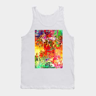 Abstract pen drawing late 1990s Tank Top